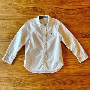 H&M White Long Sleeve Button Down Toddler Dress Shirt